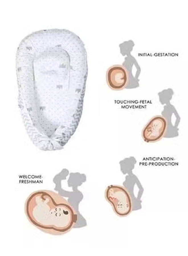 سرير محمول من القطن لفصل النوم للأطفال - Image 2