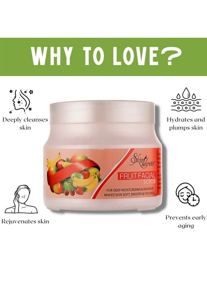 Skin Secrets Fruit Facial Scrub 500Gm - Image 3
