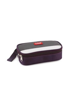 Nabhya Nabhya Stainless Steel & Plastic Insulated Lunch Box with 2 Leak-Proof Containers 300ml Each, with Spoon & Jacket 2 Containers Lunch Box (Purple)  - Image 5