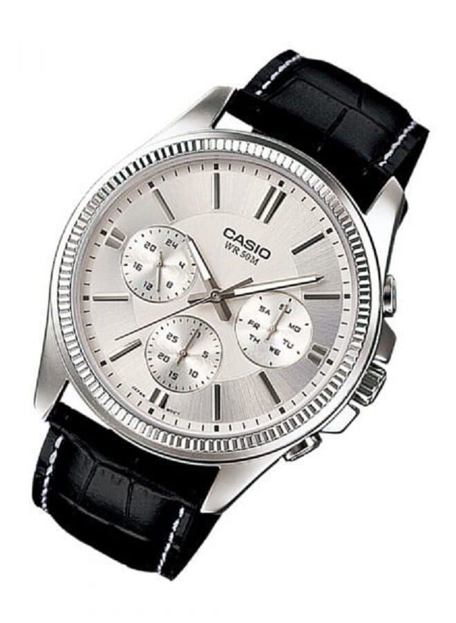 CASIO Leather Analog Wrist Watch MTP-1375L-7AVDF - Image 2