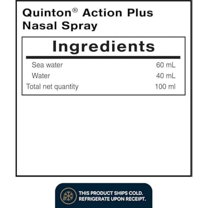 Quicksilver Scientific Quinton Action Plus Nasal Spray (100mL) - Image 2