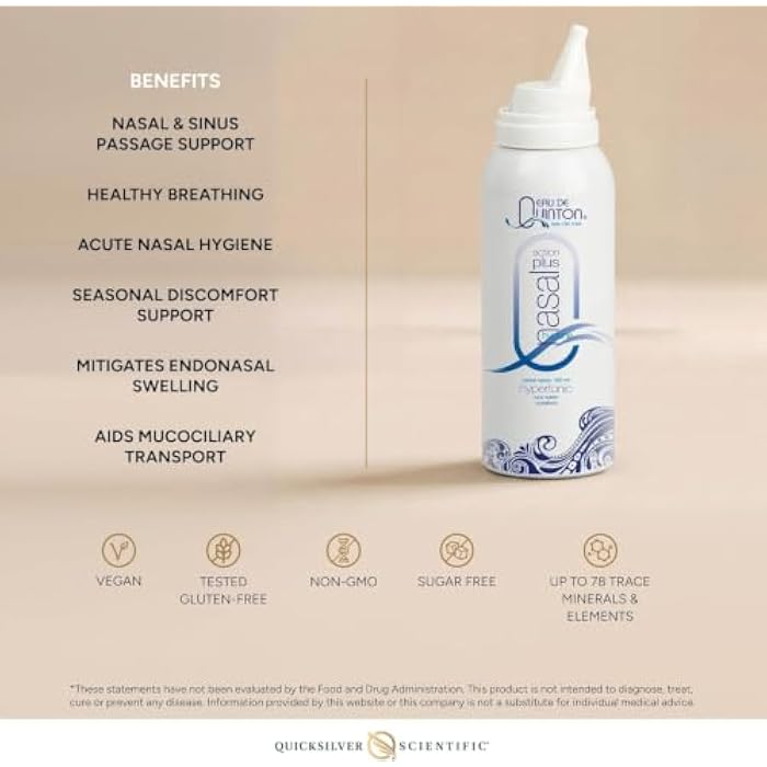 Quicksilver Scientific Quinton Action Plus Nasal Spray (100mL) - Image 4