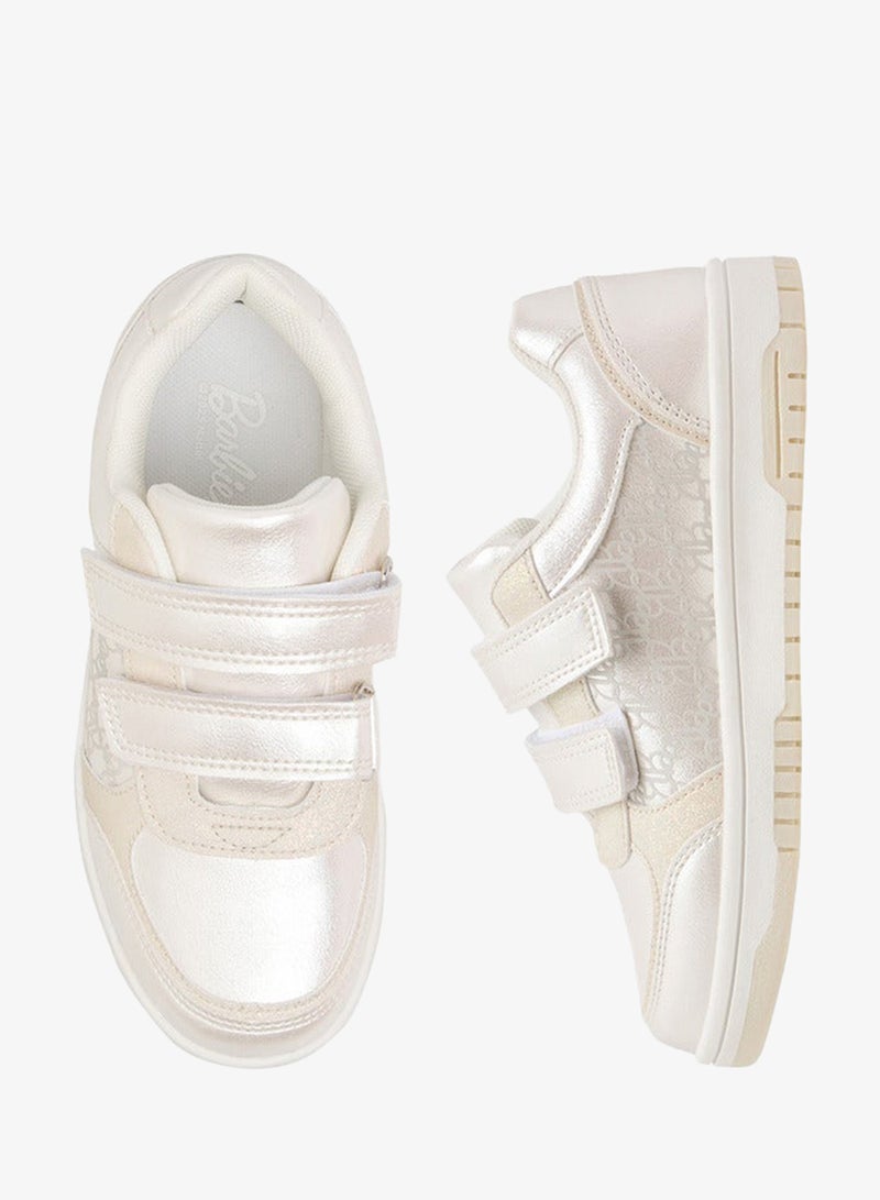 باربي سنيكرز بناتي بطبعات وإغلاق بشريط لاصق - Image 3