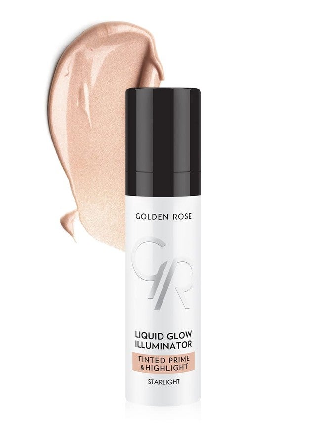 GOLDEN ROSE Liquid Glow Illuminator Tinted Prime & Highlight STARLIGHT 30ml - Image 1