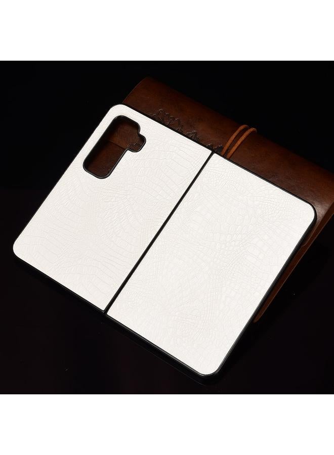 S-TOP Case For Microsoft Surface Duo 2 Shockproof Crocodile Texture PC + PU Case - Image 3