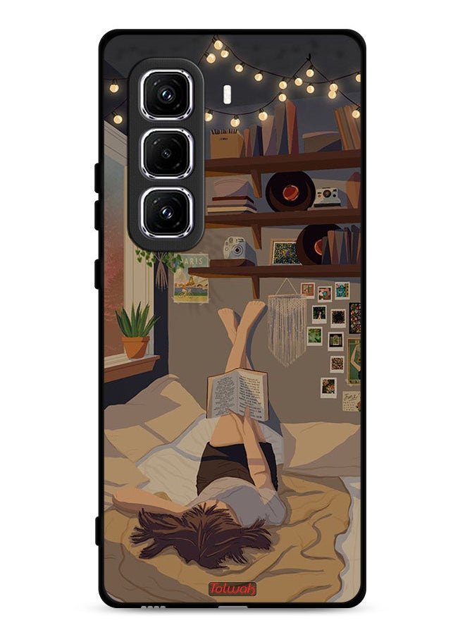 Tolwak Infinix Hot 50 Pro Plus 4G Protective Case Cover Studying Art  - Image 1