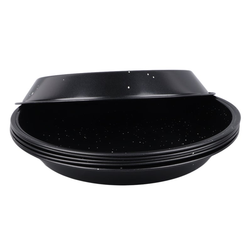 6PCS 9 Inch Round Baking Trays Carbon Steel Nonstick Cake Pizza Baking Pan Kitchen Bakeware Set - Image 4