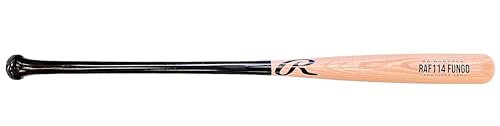 Rawlings Wood FUNGO Training Bat BaseballSoftball Northern Ash 35 2025 BlackNatural - Image 3