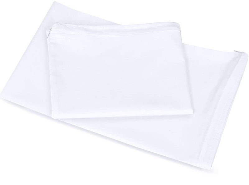 Utopia Bedding Waterproof Pillow Protector Zippered (2 Pack) Standard - Bed Bug Proof Pillow Encasement 20 x 26 Inches - Image 3