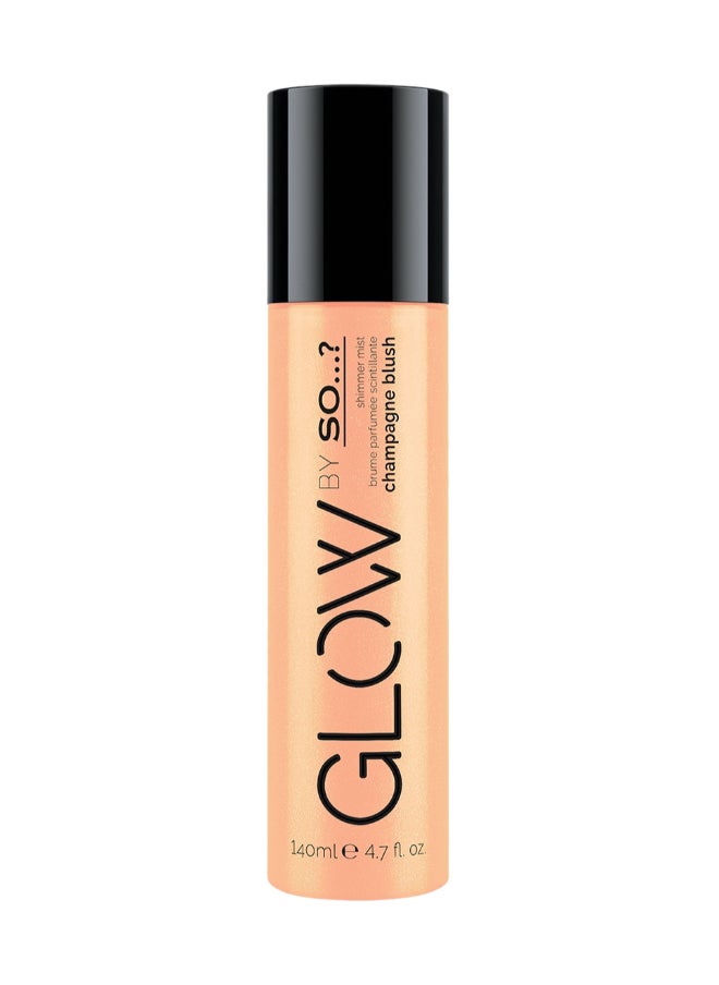So..? - Champagne Blush Body Mist for Women – Luxurious Shimmer Perfume Mist with an Illuminating, Long-Lasting Fragrance, Perfect for Radiant Skin, 140ml - Image 1