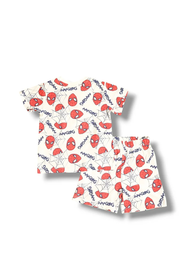SPIDERMAN SPIDER-MAN - ‬‪BOYS SHORT SET‬