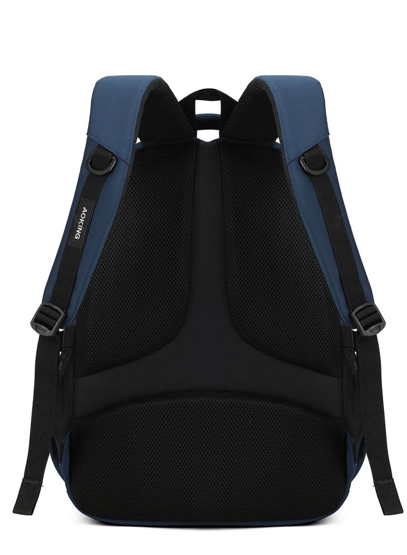 AOKING Laptop Backpack,Business Travel Anti Theft Slim Durable Laptops Backpack ,Water Resistant College School Computer Bag for Women & Men Fits 15 Inch Laptop and Notebook - Blue - Image 4