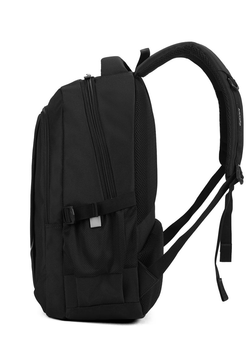 AOKING Laptop Backpack,Business Travel Anti Theft Slim Durable Laptops Backpack ,Water Resistant College School Computer Bag for Women & Men Fits 15 Inch Laptop and Notebook - Blue - Image 5