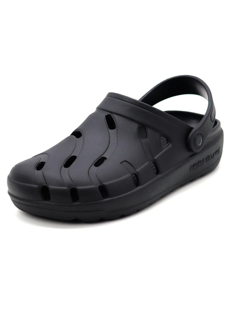 Red Tape Men's Discover Comfortable Clogs || Sandals with Adjustable Back Strap for Men Black - Image 3