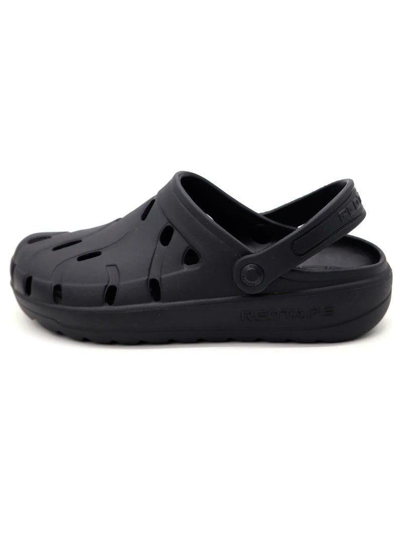 Red Tape Men's Discover Comfortable Clogs || Sandals with Adjustable Back Strap for Men Black - Image 5