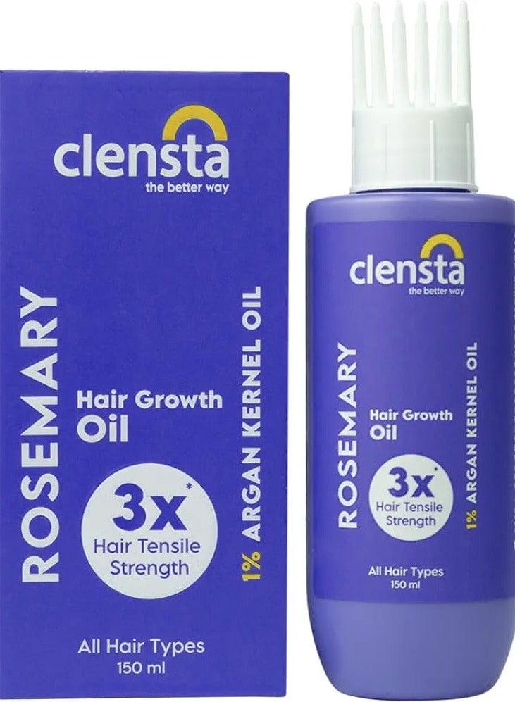 Clensta Rosemary Hair Fall Control Oil 150ml - Image 1