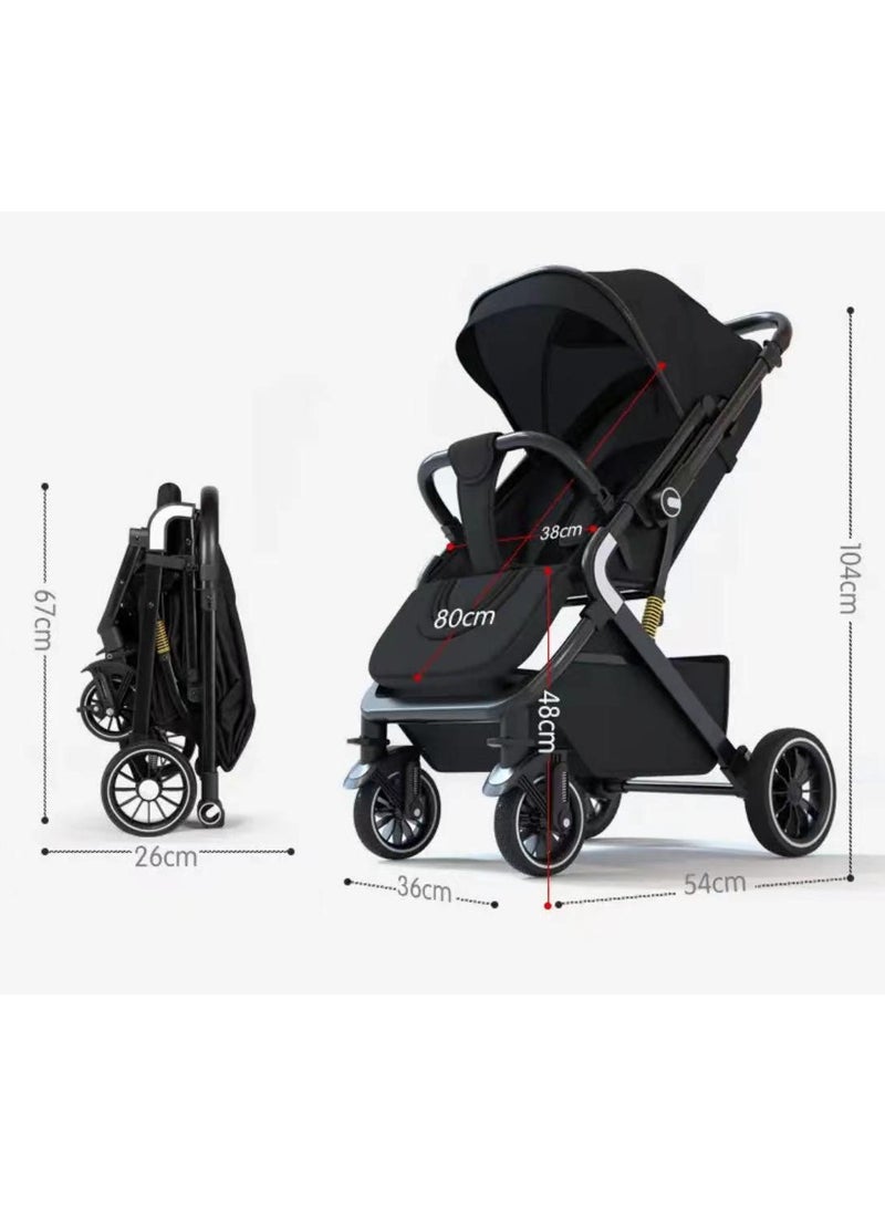 umbrella Lightweight Foldable Baby Stroller X7 with Reversible Seat and Travel Bag - Image 3