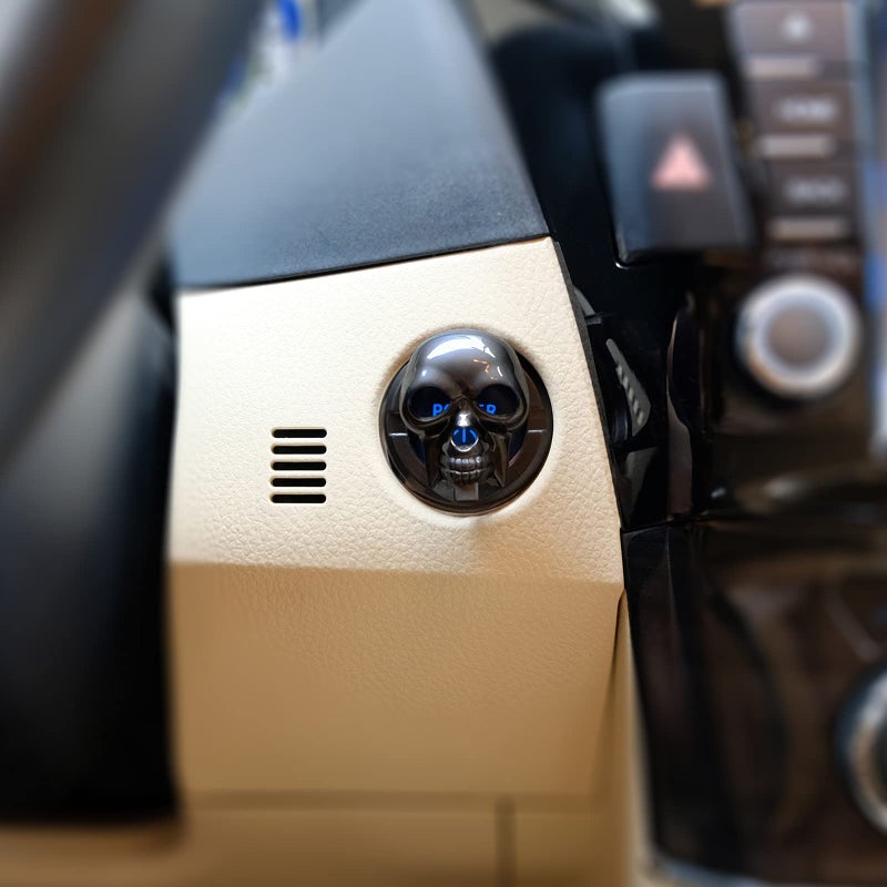 DUNGGLE Skull Ignition Protective Push Start Button Cover - Anti-Scratch Car Engine Decoration Ring - Image 4
