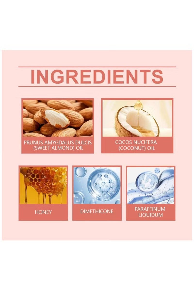 جيسو زيت الشعر المضخم بالعسل، نيجين ميرساليهي، 20 مل 0.7 أوقية، زيت الشعر الحساس المغني - Image 5