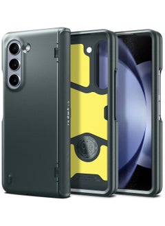 Spigen Slim Armor Pro Samsung Galaxy Fold 5 Case Cover [Hinge Coverage] - Abyss Green  - Image 1