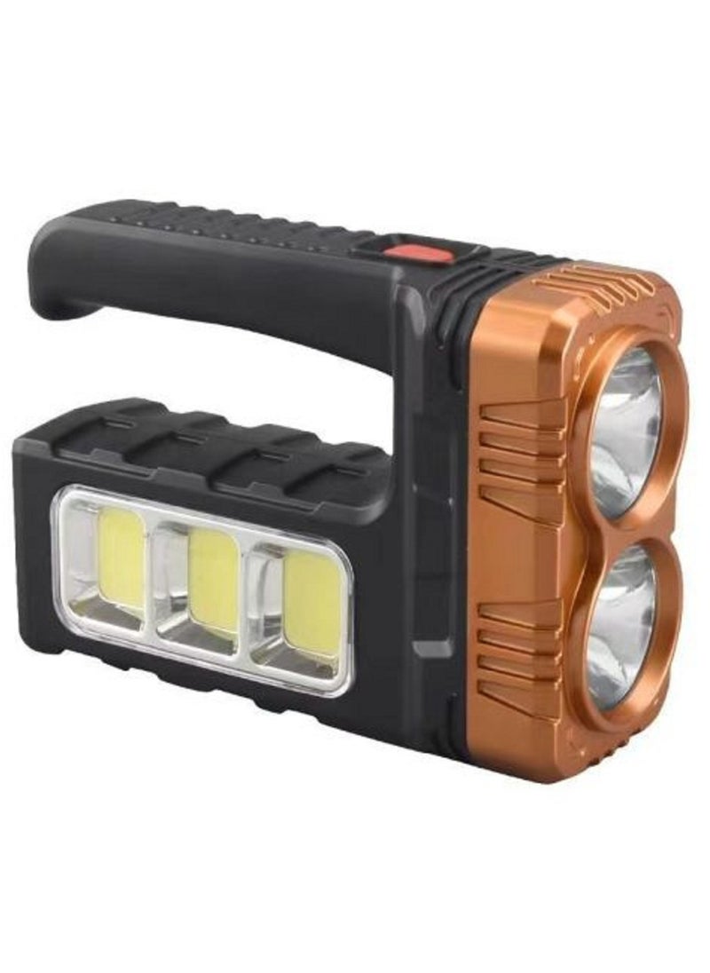 Generic Solar Flashlight Rechargeable Handheld  - Image 1