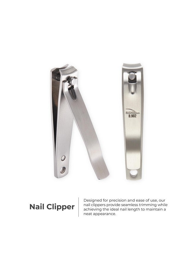 NGHIA Blade Nail Clipper - B-902 (Stainless Steel) | Large Curved Jaw For Precise Nail Care | Nghia Brand - Image 3