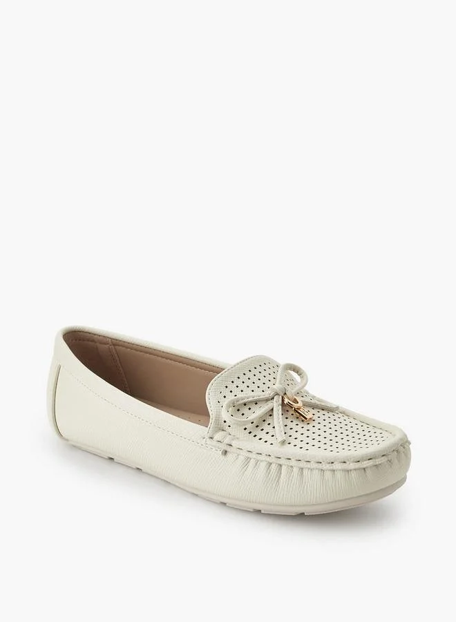 Flora Bella By Shoexpress Flora Bella Women Bow Accent Moccasins