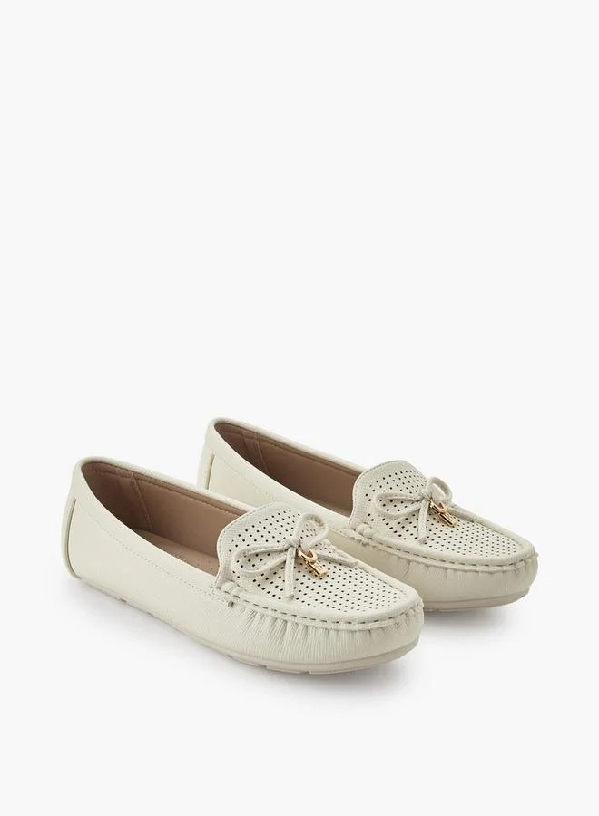 Flora Bella By Shoexpress Flora Bella Women Bow Accent Moccasins
