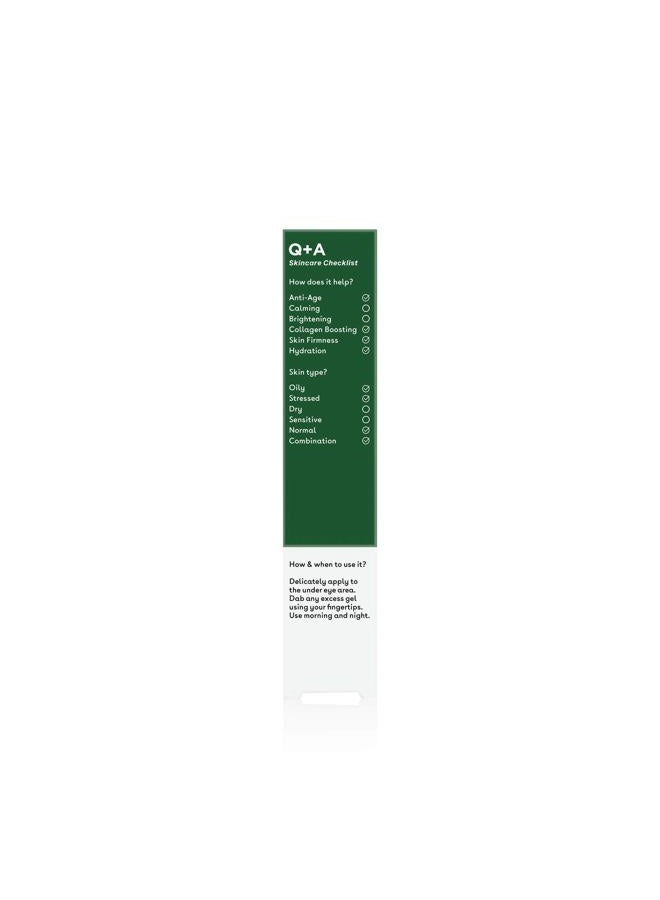 Q+A Seaweed Peptide Eye Gel 15ml - Image 2