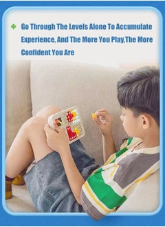 Giiker لعبة ذكاء منطقية ثلاثية الأبعاد، لعبة ألغاز مطابقة الأنماط من Super Blocks، ألغاز ذكية محمولة ومتينة للأطفال، أكثر من 1000 تحدي لعبة ألغاز للأطفال والمراهقين  - Image 4