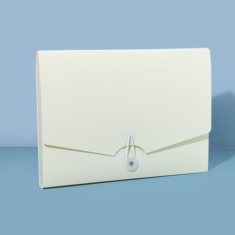 A4 Simple 13-Grid Large Capacity Data Storage Organ Bag Multi-Function Student Test Paper Sorting File Bag - Image 1