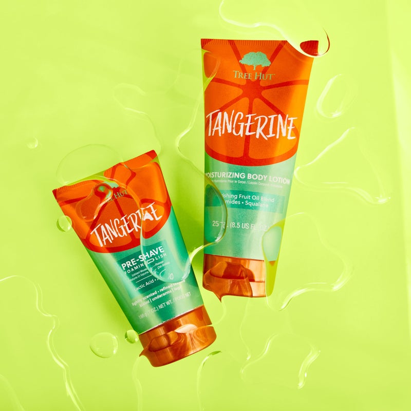 Tree Hut Tangerine Shave Prep Polish | Gently Soothe & Prep Skin for an Even Closer Shave | Exfoliating Shave Essential | 7 fl oz. - Image 5
