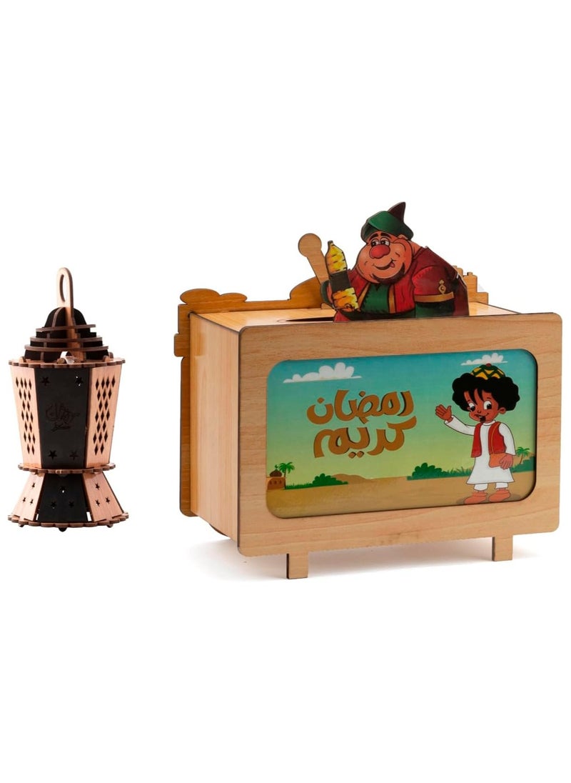 Ramadan Decorations Cool Wooden Tissue Box Large Size Ramadan Mubarak Decor for Home + Ramadan Lantern Light Up Cool Wood FDK2 (Model 7) - pzsku/Z55CB96600B52FFB7BEEDZ/45/_/1739629414/1ff86801-7426-459c-acd9-f7e093d6ff0c