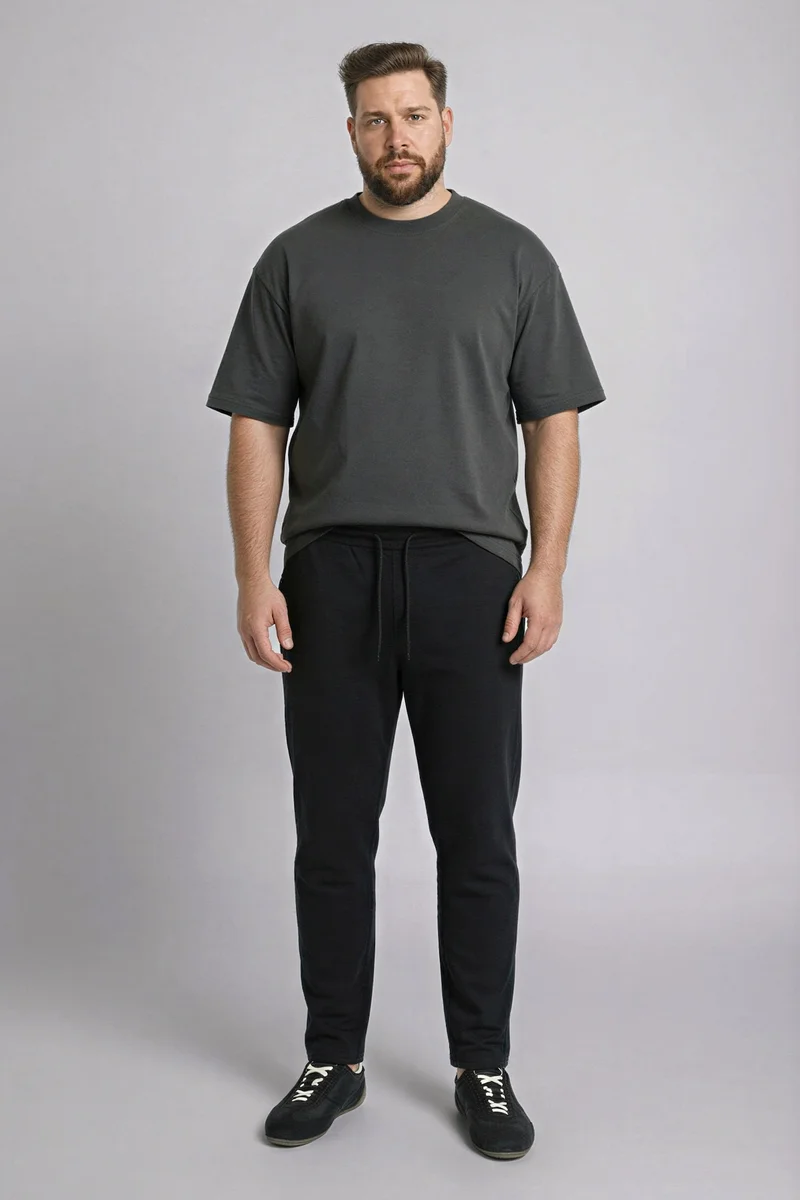 ديفاكتو Plus Size Elastic Waist Sweatpants
