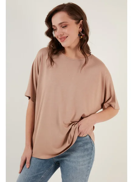 ليلا Crew Neck Oversize Blouse Women's Blouse 5864528