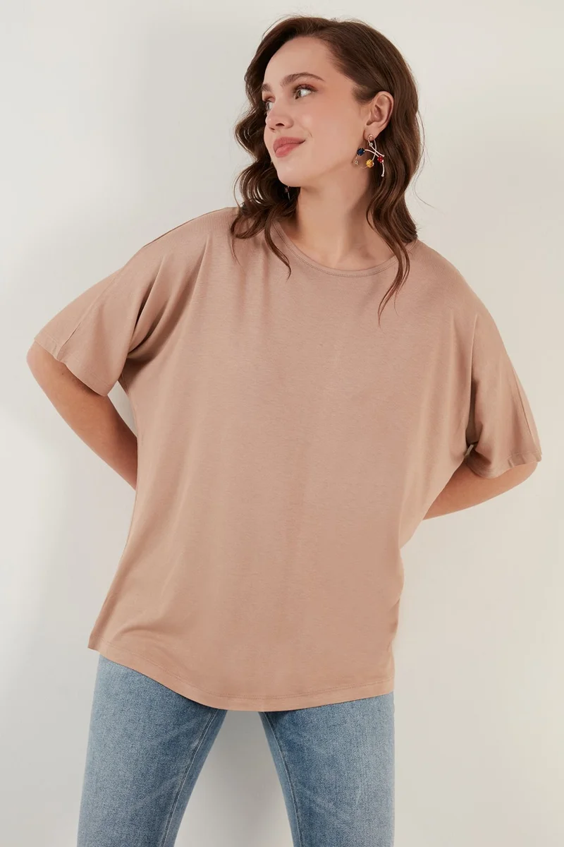 Lela Crew Neck Oversize Blouse Women's Blouse 5864528