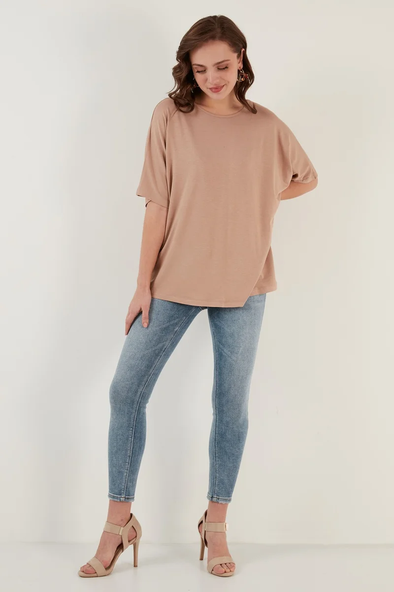 Lela Crew Neck Oversize Blouse Women's Blouse 5864528