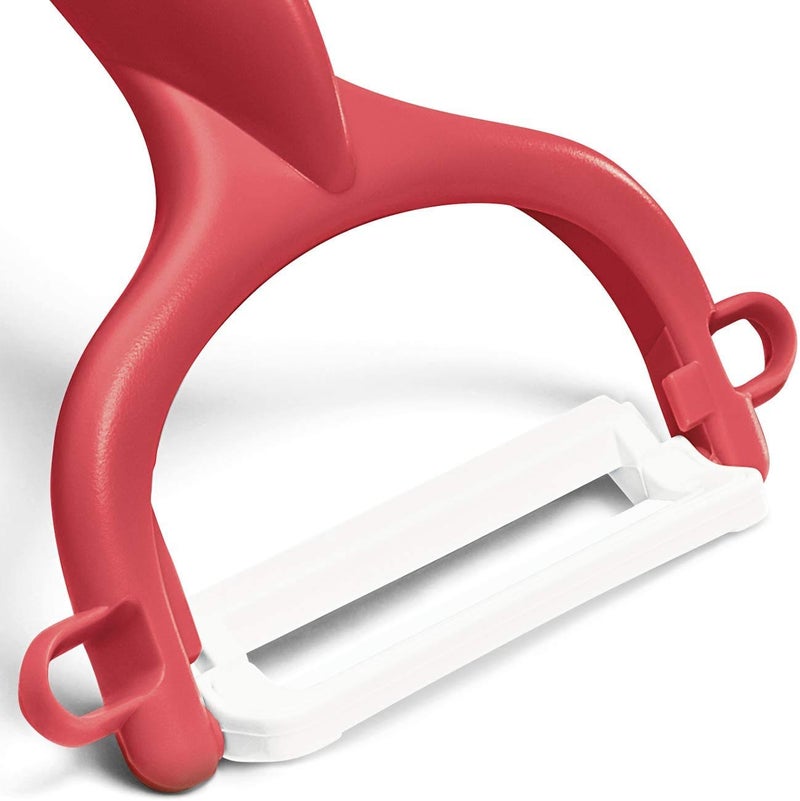 Kyocera Ceramic Knife and Peeler, 4.5", Red - Image 3
