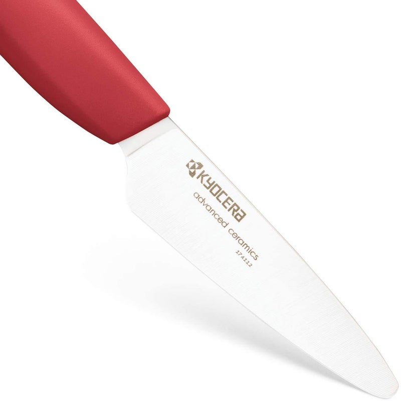 Kyocera Ceramic Knife and Peeler, 4.5", Red - Image 2