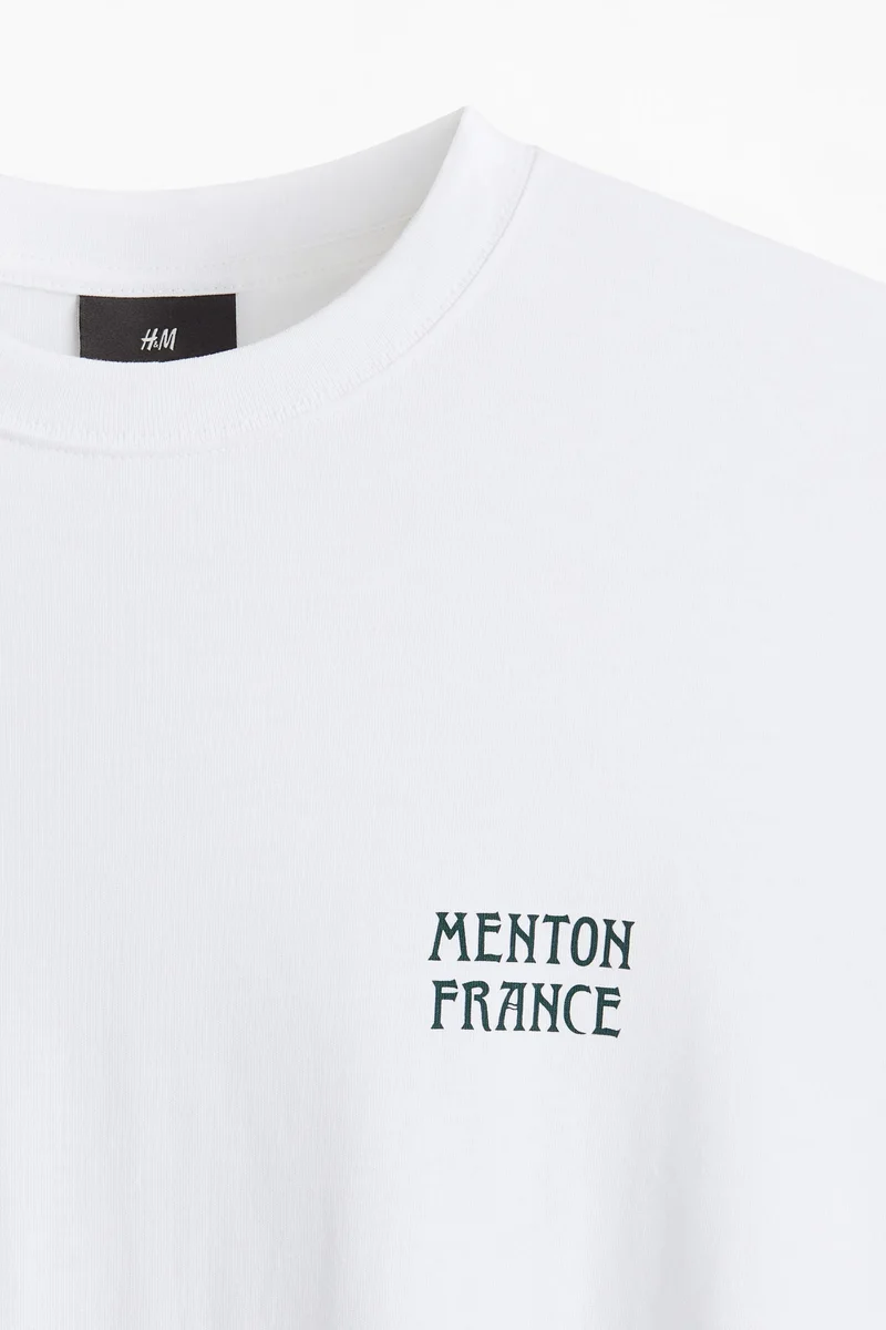 H&M Relaxed Fit Cotton T-shirt