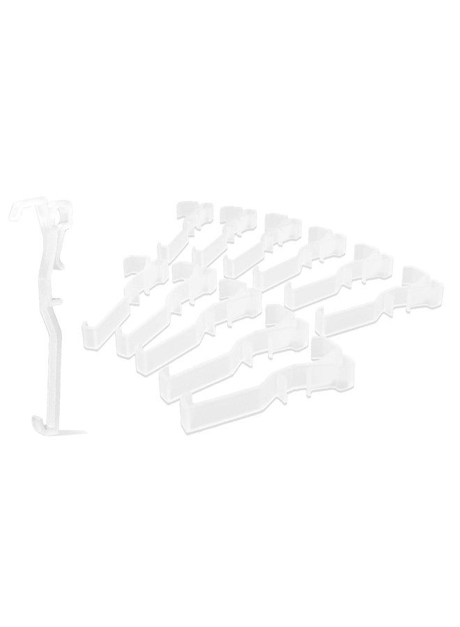 DALIX 3.25" Valance Clips Vertical Horizontal Blinds Parts Window Installation 12 Pack - Image 1