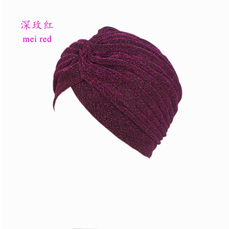 India Watermelon Headscarf Elastic Cap Headscarf Pullover Hat Ladies Baotou Hat New - Image 5