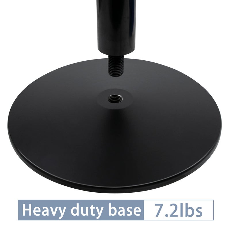 STANDNEE Parking Sign Post 48" Heavy Duty Sign Stand Cast Iron Sign Base, Movable Parking Sign Stand for Hanging Signs (Black-15Lbs-1Pack) - Image 5