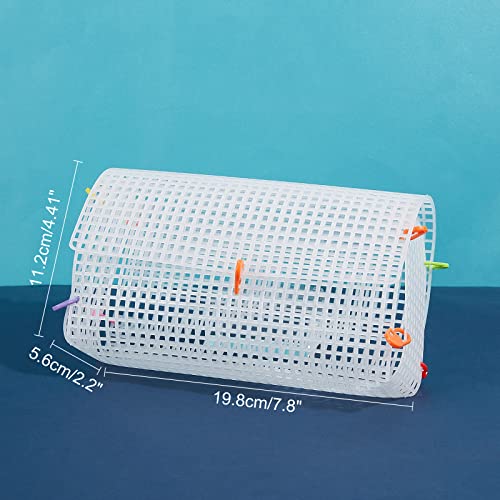 CHGCRAFT DIY Knitting Crochet Bags Kit Mesh Plastic Canvas Sheets Ribbon Set for DIY Craft Shoulder Bags Accessories Tool with Knitting Needle - Image 3