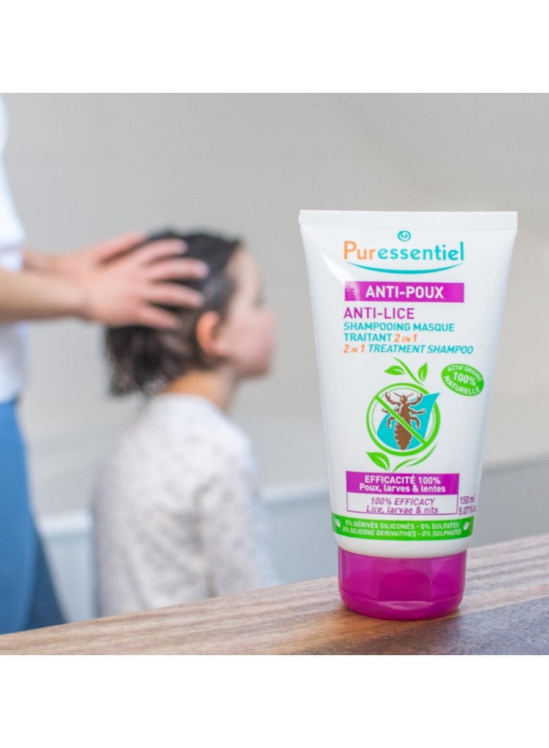 Puressentiel Anti-Lice Treatment Shampoo 150ml + Comb - Image 2