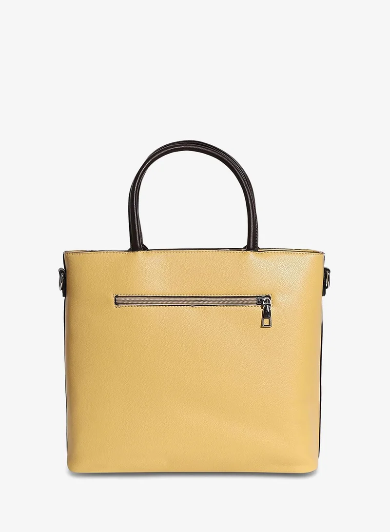 Haute Sauce  Everyday Essential Tote Bag - Light Yellow for Women | Best Price UAE