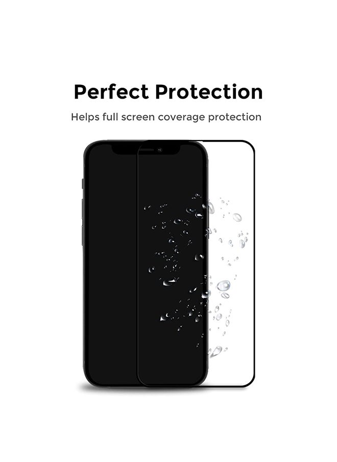 O Ozone Screen Protector for Xiaomi Redmi Note 12 Pro, 9H Hardness Full Coverage Screen Guard HD Ultra-thin Tempered Glass Screen Protectors- 2 Pack  - Image 3