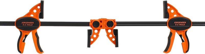 Jorgensen 24" One Hand Clamp/Spreader - 2-pack, Medium Duty, E-Z Hold Bar Clamps Set - Image 3