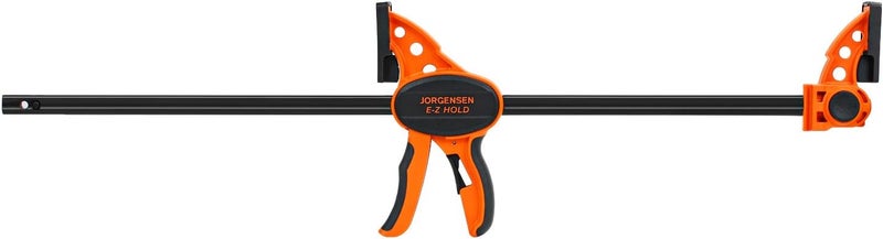 Jorgensen 24" One Hand Clamp/Spreader - 2-pack, Medium Duty, E-Z Hold Bar Clamps Set - Image 4
