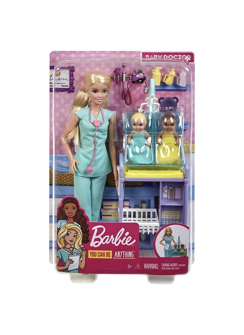 Barbie Careers Baby Doctor Doll GKH23/DHB63  - Image 3